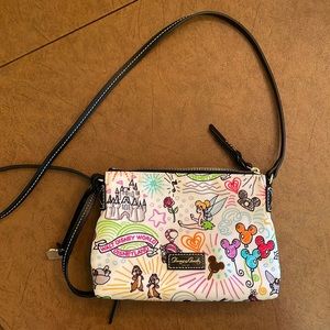 Disney Sketch Print Dooney & Bourke nylon crossbody purse